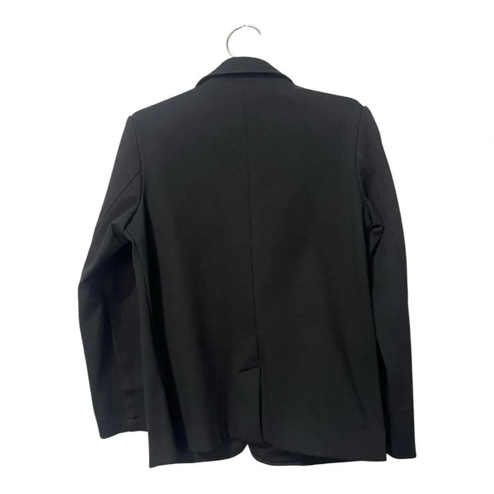 Petit Clair Boys Blazer Soft Shell Sz 8 Black Crest Formal Wedding Holiday Suit